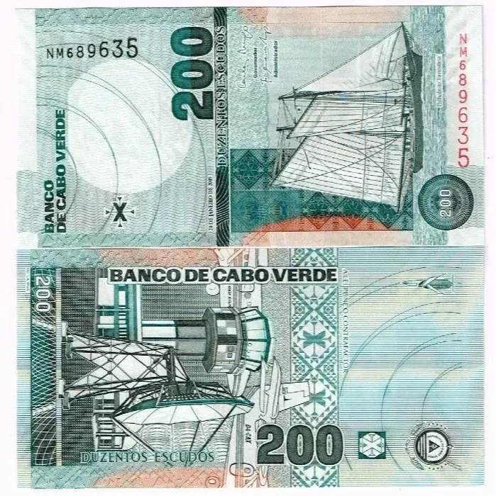 Zielony Przylądek 200 escudo 2005 P-68 UNC