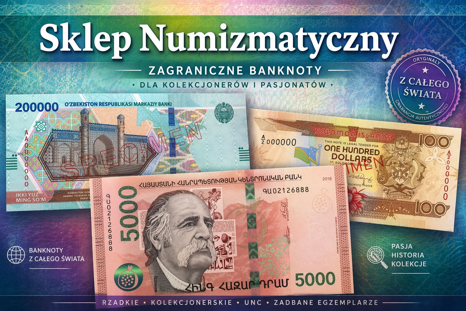 Kolekcja banknotów
